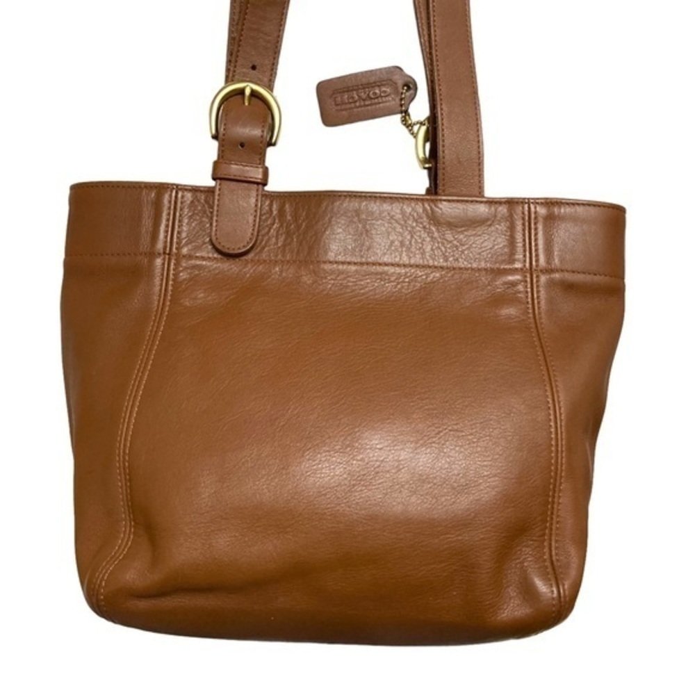 Coach vintage brown leather tote bag 4157 waverly soho - Picture 3 of 10